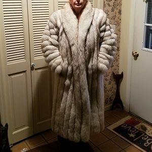 silver fox coat value